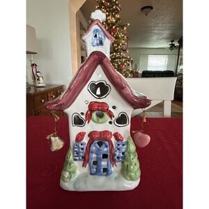 Vintage Elements Illuminated Christmas Village Church